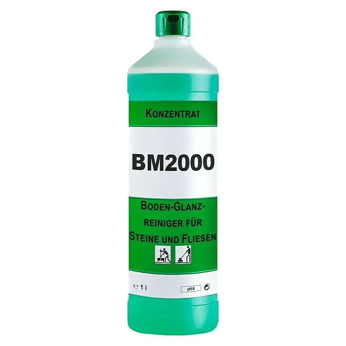 BAUHAUS BM2000 Bodenreiniger Glanzreiniger für Steine und Fliesen - 1 l, Flasche - Vorderansicht