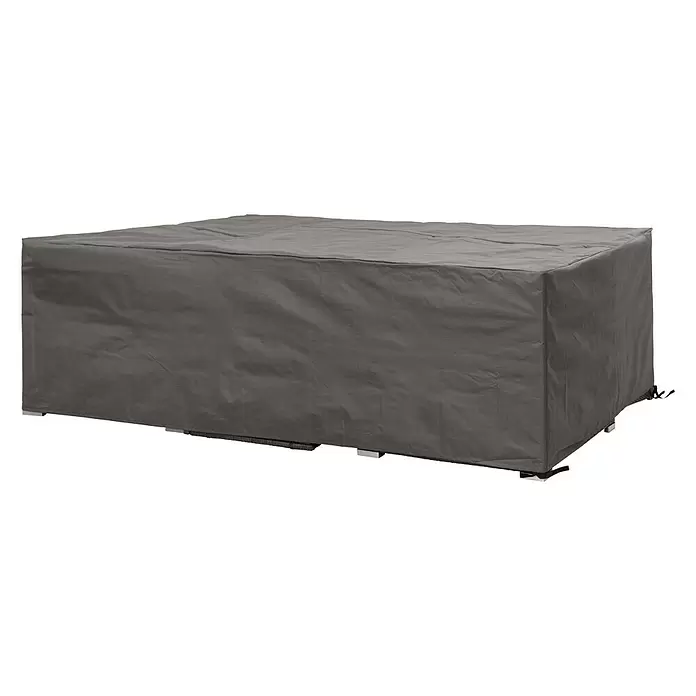 Winza Outdoor Covers Beschermhoes voor loungesets - 250 x 250 x 75 cm, Grijs - Diagonaal zicht