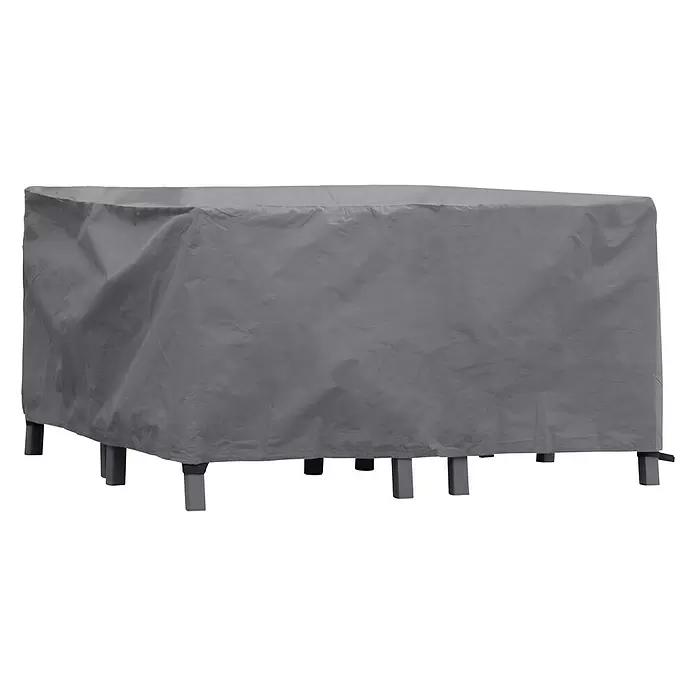 Winza Outdoor Covers Beschermhoes voor loungesets - l x b x h: 240 x 180 x 75 cm, Grijs - Diagonaal zicht