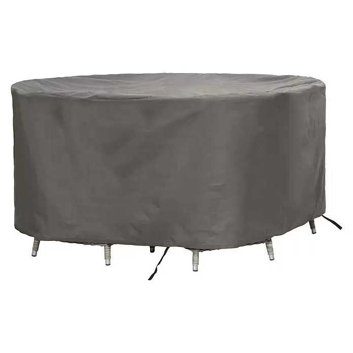 Winza Outdoor Covers Beschermhoes voor zitgroepen - Polypropyleen, Ø x h: 260 x 85 cm - Diagonaal zicht