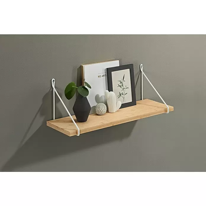 Dolle Wandboard Lite Vintage - L x B x S: 80 x 20 x 2 cm, Eiche - Stimmungsaufnahme