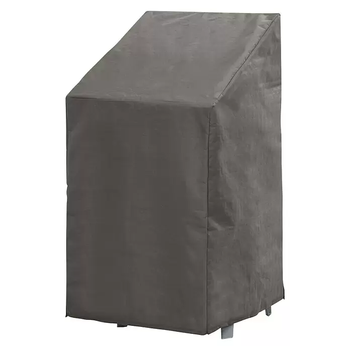 Winza Outdoor Covers Beschermhoes voor stapelstoelen - 95 x 66 x 133 cm, Polypropyleen, Passend bij: Stapelstoelen - Diagonaal zicht