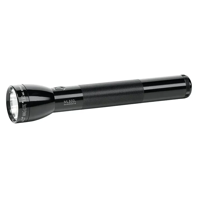 LED-Taschenlampe ML300L - Batteriebetrieben, Schwarz, 625 lm - Diagonale Ansicht