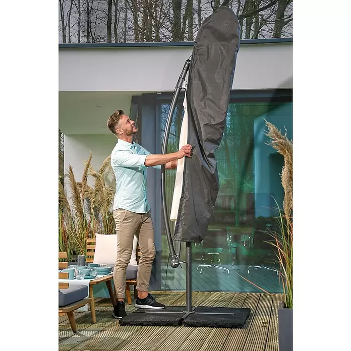 Winza Outdoor Covers Parasolhoes - 86 x 260 cm, Polypropyleen, Passend bij: Parasol - Toepassingsvoorbeeld
