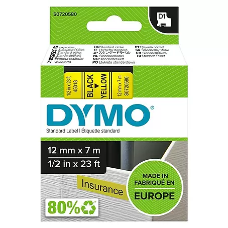 Dymo  Cinta para etiquetado D1