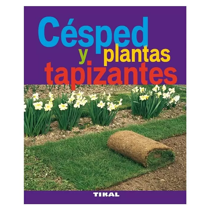 Libro de jardinería Césped y plantas tapizantes - Número de páginas: 80 - Vista superior