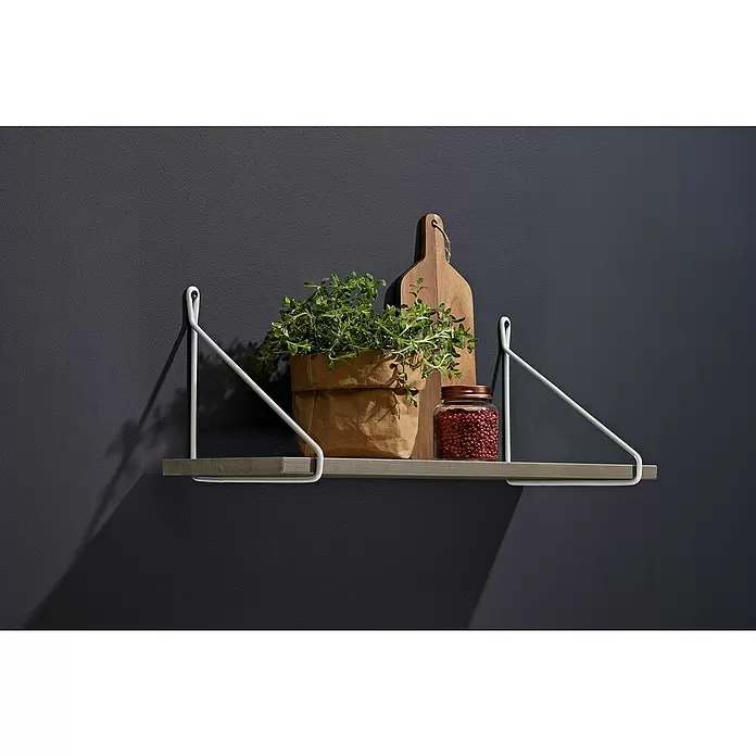 Dolle Estante flotante Lite Vintage - L x An x Es: 60 x 20 x 1,8 cm, Pino gris - Foto ambiente