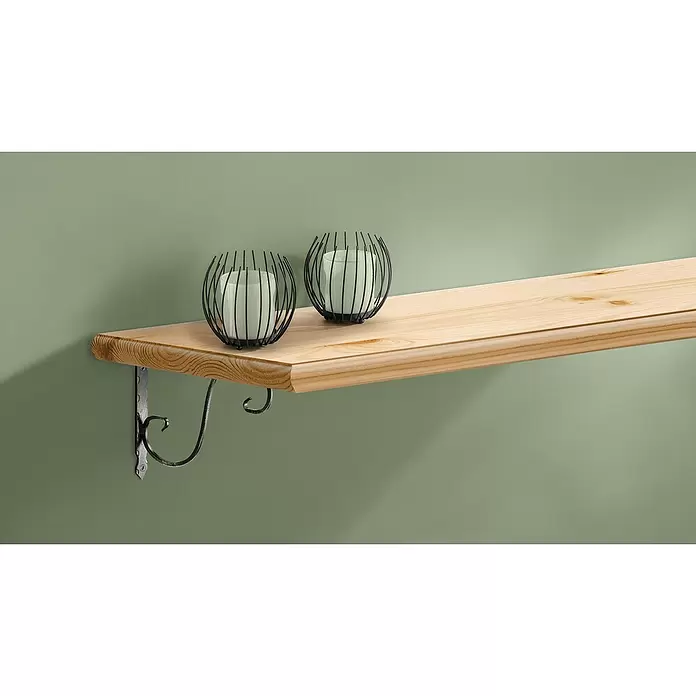 Dolle Escuadra de soporte Ornament - L x Al: 200 x 150 mm, Negro - Foto ambiente