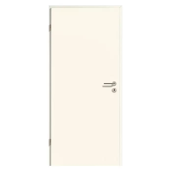 Geta Door Sobna vrata Aperto GA24 - 650 x 2.000 mm, DIN graničnik: Lijevo, Bijele boje, Središnji položaj: Saće - Pogled sprijeda