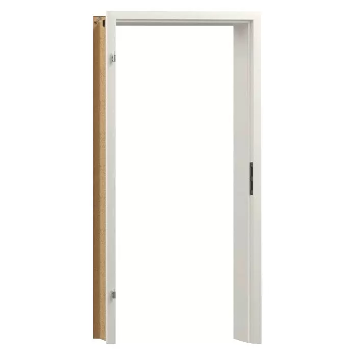 Geta Door Dovratnik Aperto GA24 - Š x V: 850 x 2.000 mm, Širina zida: 10 cm, Lijevo, Bijele boje - Dijagonalni pogled