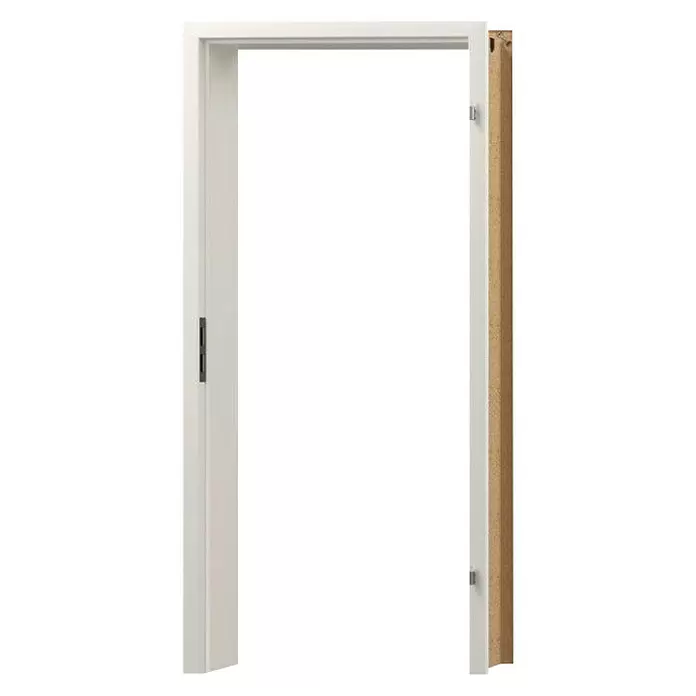 Geta Door Dovratnik Aperto GA24 - Š x V: 750 x 2.000 mm, Širina zida: 12,5 cm, Desno, Bijele boje - Dijagonalni pogled