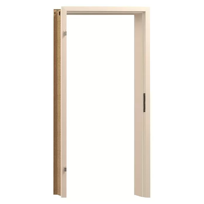 Dovratnik Laminit GL223 - Š x V: 650 x 2.000 mm, Širina zida: 10 cm, Lijevo, Bijele boje - Dijagonalni pogled
