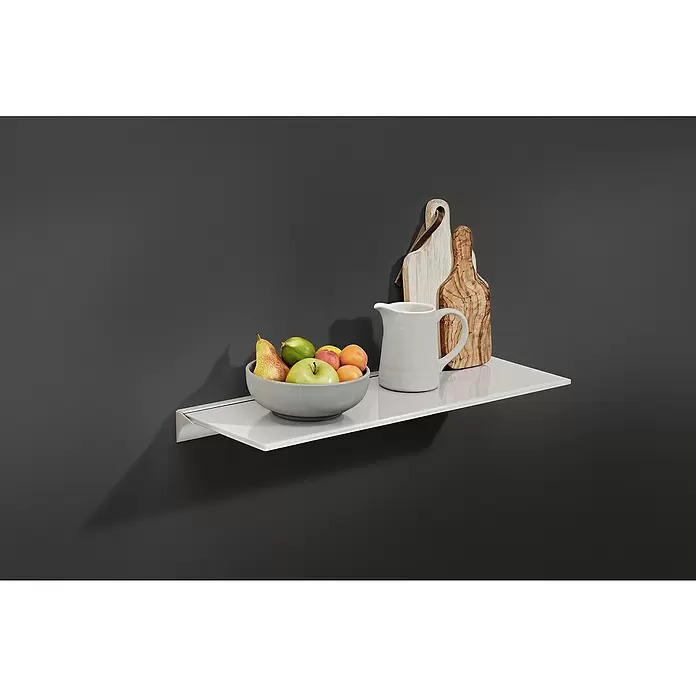 Dolle Glasboden Square - L x B x S: 60 x 20 x 0,8 cm, Weiß - Stimmungsaufnahme