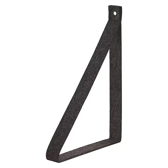 Regalhalter - 2 Stk., Filz, Traglast: 12 kg/Boden - Diagonale Ansicht