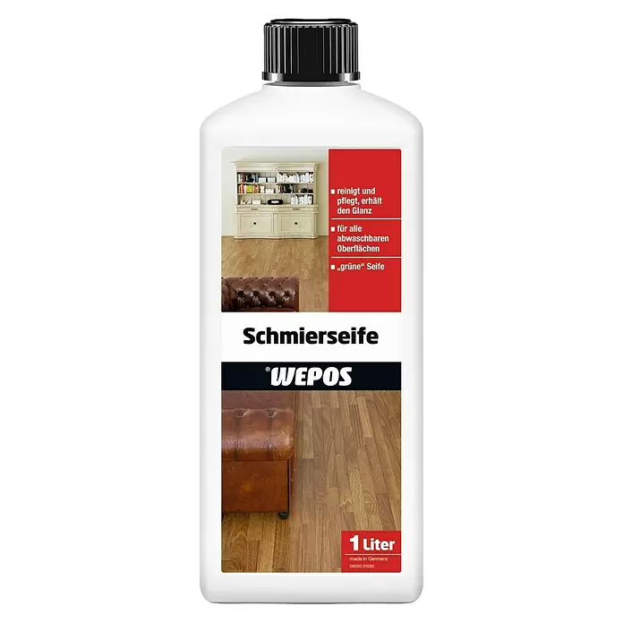 Wepos Schmierseife - 1 l, Flasche - Vorderansicht
