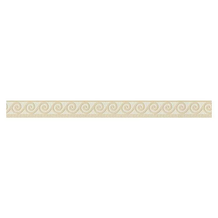 AS Creation Only Borders Tapetenborte Welle Beige - Beige/Weiß, L x B: 5 x 0,05 m - Vorderansicht