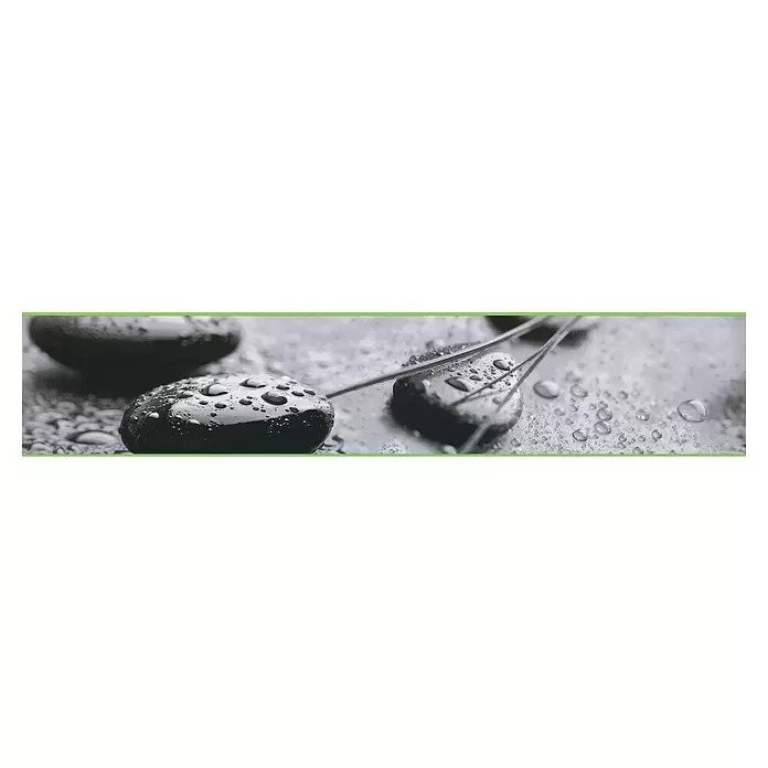 AS Creation Tapetenborte Stick Ups Schwarze  Steine - Bunt, L x B: 5 x 0,1 m - Vorderansicht