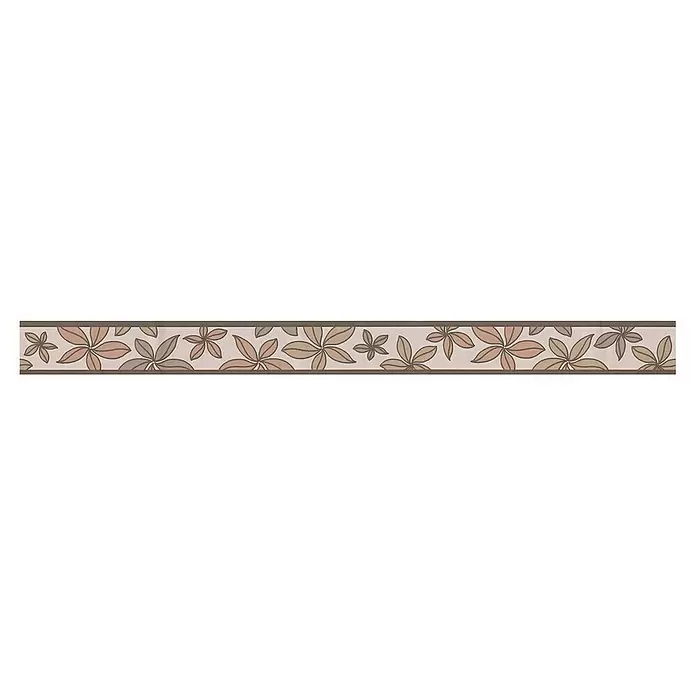 AS Creation Tapetenborte Stick Ups Blüte Braun/Beige/Weiß - Braun/Beige/Weiß, L x B: 5 x 0,05 m - Vorderansicht