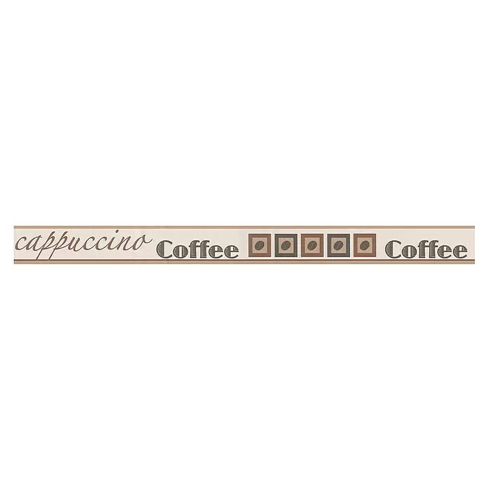 AS Creation Tapetenborte Stick Ups Coffee - Braun/Beige, L x B: 5 x 0,05 m - Vorderansicht