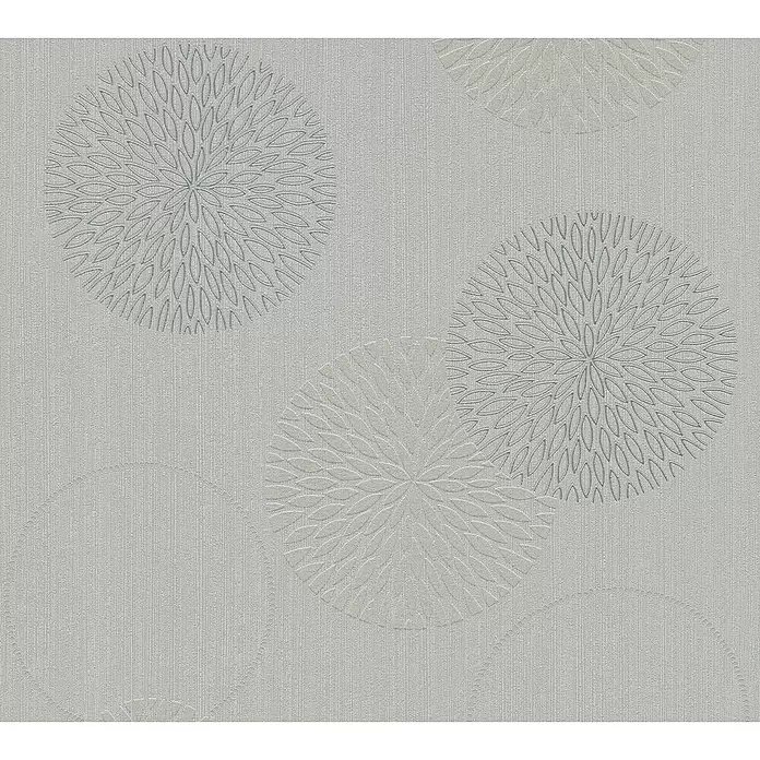 AS Creation Vliestapete Spot - Grau/Silber, Grafisch, L x B: 10,05 x 0,53 m - Detailaufnahme