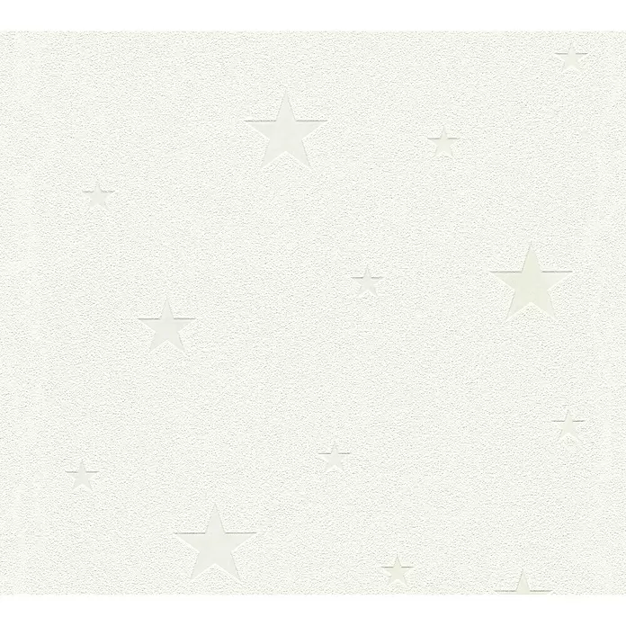 AS Creation Vliestapete Black & White Day & Night - Weiß, Grafisch, L x B: 10,05 x 0,53 m - Detailaufnahme
