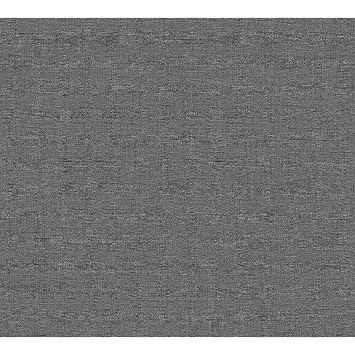 AS Creation Vliestapete Secret Garden - Anthrazit, Uni, L x B: 10,05 x 0,53 m - Detailaufnahme