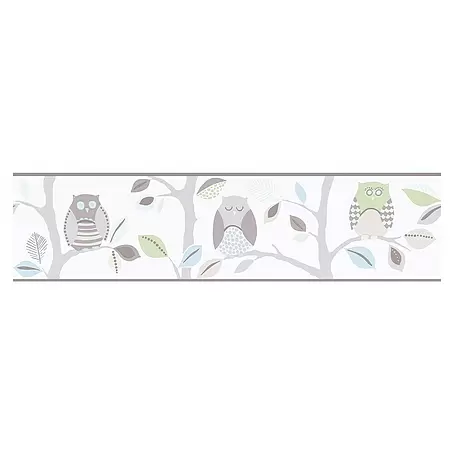 AS Creation  Tapetenborte Stick Ups Eulen
