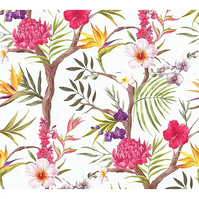 AS Creation Neue Bude 2.0 ED II Vliestapete Neue Bude 2.0 - Bunt, Floral, 10,05 x 0,53 m - Detailaufnahme