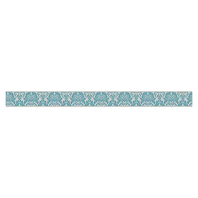 AS Creation Tapetenborte Stick Ups Barockornamente - Blau, L x B: 5 x 0,05 m - Vorderansicht