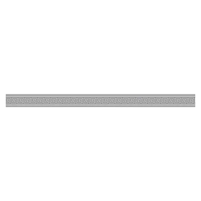 AS Creation Tapetenborte Stick Ups Meander - Grau, L x B: 5 x 0,04 m - Vorderansicht