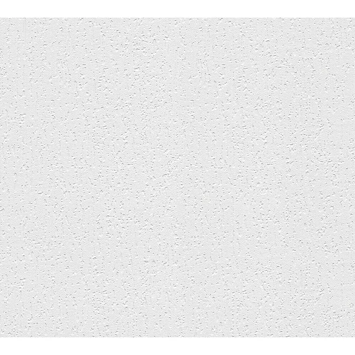 AS Creation Vinyl-Tapete Black & White Simply White 4 - Weiß, Uni, L x B: 10,05 x 0,53 m - Detailaufnahme