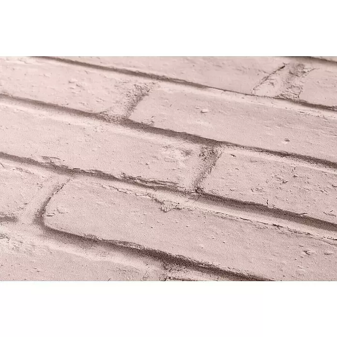 AS Creation Vliestapete Attractive Ziegel - Rosa, Steinoptik, L x B: 10,05 x 0,53 m - Detailaufnahme