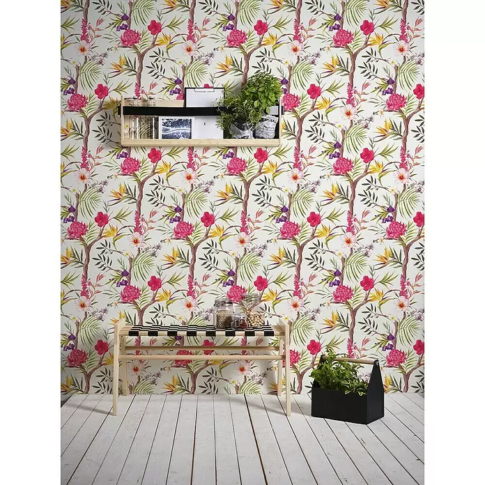 AS Creation Neue Bude 2.0 ED II Vliestapete Neue Bude 2.0 - Bunt, Floral, 10,05 x 0,53 m - Stimmungsaufnahme