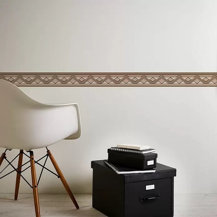 AS Creation Only Borders Tapetenborte Cappuccino - Creme/Braun, L x B: 5 x 0,05 m - Stimmungsaufnahme