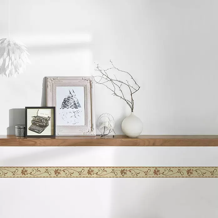 AS Creation Only Borders Tapetenborte Ranke - Braun/Beige, L x B: 5 x 0,05 m - Stimmungsaufnahme