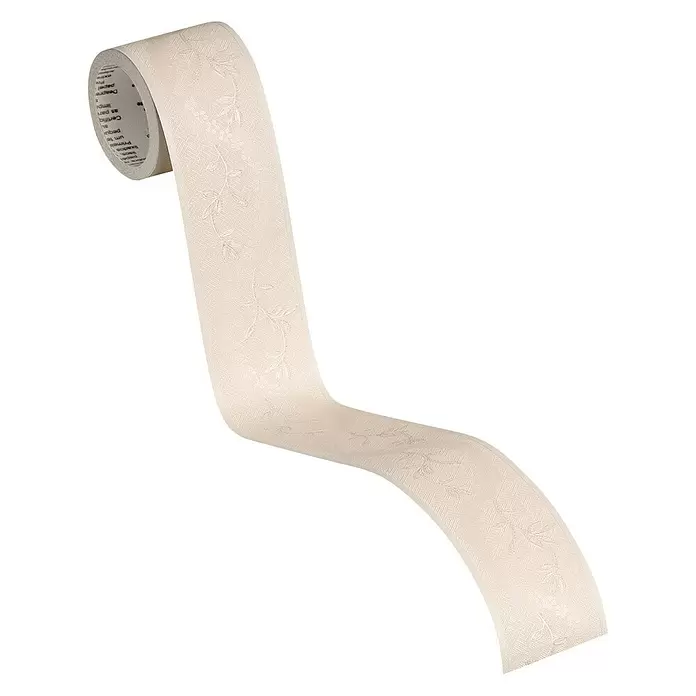 AS Creation Tapetenborte Stick Ups Klassik Ranke Creme - Creme, L x B: 5 x 0,05 m - Diagonale Ansicht