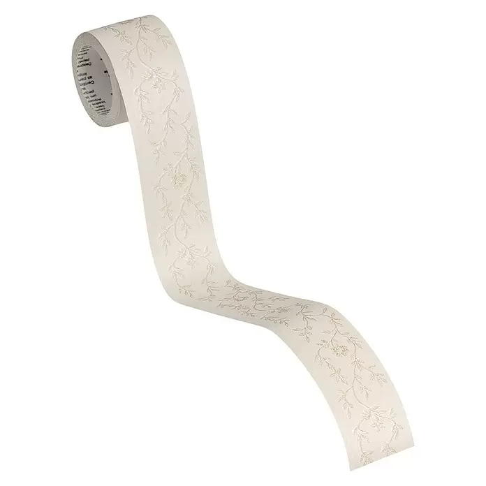 AS Creation Tapetenborte Stick Ups Klassik Ranke Beige/Gold - Gold, L x B: 5 x 0,05 m - Diagonale Ansicht