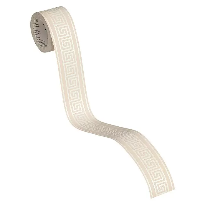 AS Creation Tapetenborte Stick Ups Meander - Beige, L x B: 5 x 0,04 mm - Diagonale Ansicht