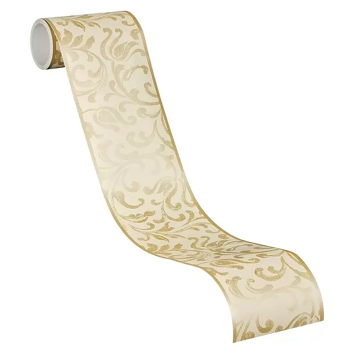 AS Creation Tapetenborte Stick Ups Ranke - Gold, L x B: 5 x 0,1 m - Diagonale Ansicht