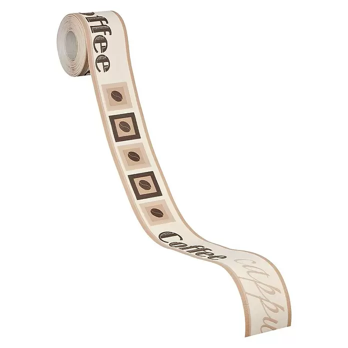 AS Creation Tapetenborte Stick Ups Coffee - Braun/Beige, L x B: 5 x 0,05 m - Diagonale Ansicht