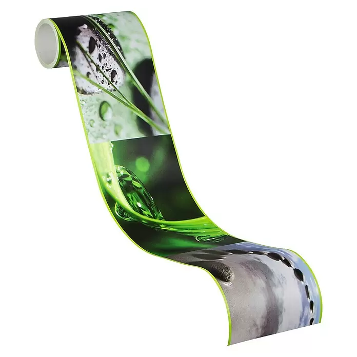 AS Creation Tapetenborte Stick Ups Schwarze  Steine - Bunt, L x B: 5 x 0,1 m - Diagonale Ansicht