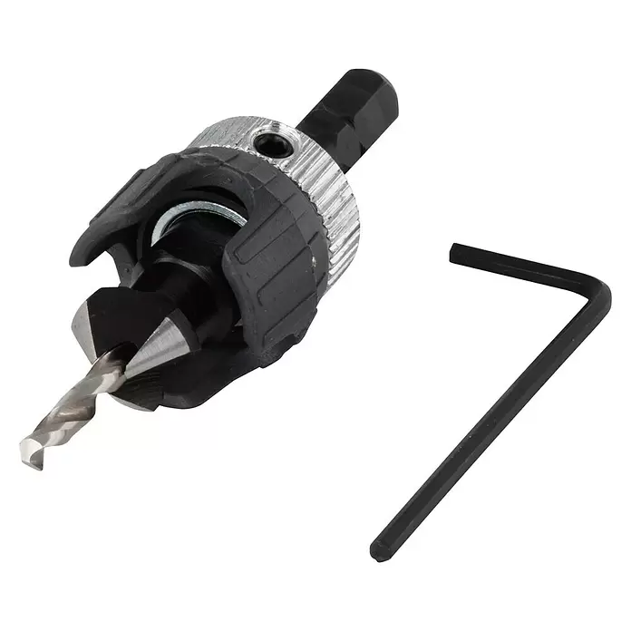 Craftomat Broca para madera - Diámetro: 3,2 mm, Largo: 12 mm - Vista angular