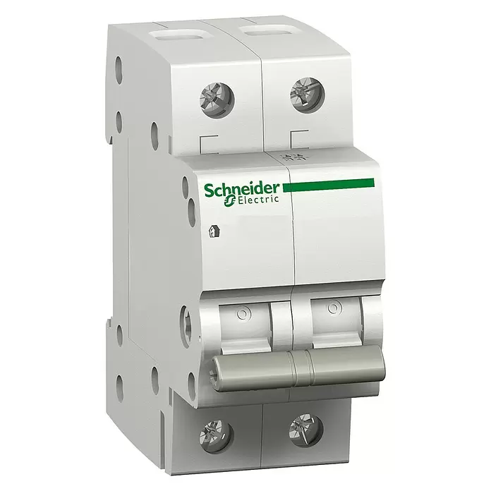 Schneider Electric Hoofdschakelaar Domae - Grijs - Diagonaal zicht