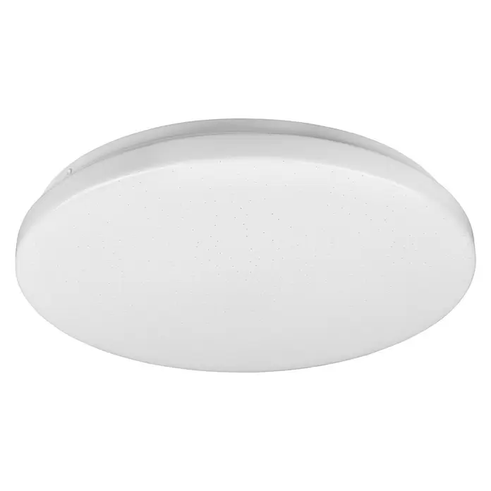 Reality Leuchten Plafondlamp Kira - 18 W, l x b x h: 38 x 38 x 5 cm, Wit - Vooraanzicht