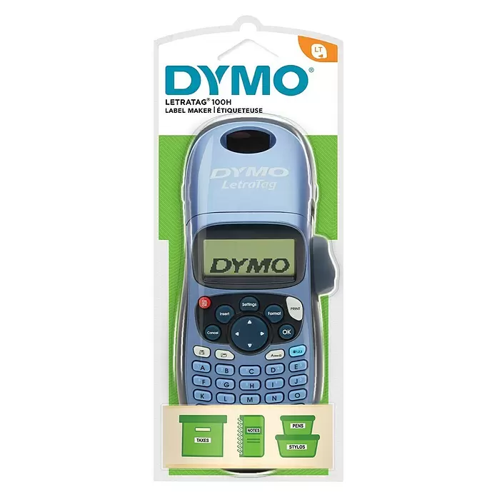 Dymo Aparato de rotulación LetraTag ® LT-100H - 21,5 x 9,5 x 6,5 cm, Específico para: Cinta para etiquetado Dymo LT - Vista frontal