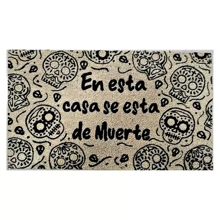 Felpudo de coco Calaveras