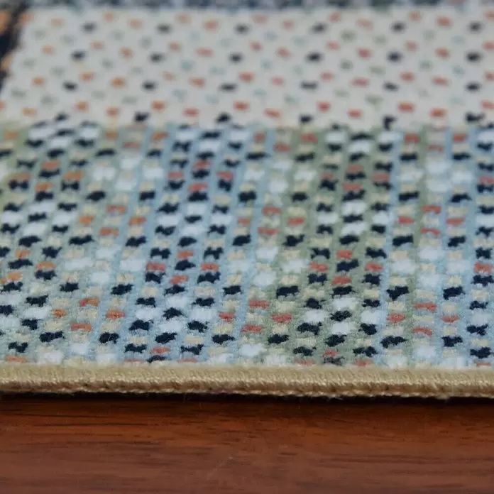 Alfombra Royal - Multicolor, 195 x 135 cm, 60% viscosa 40% algodón - Primer plano