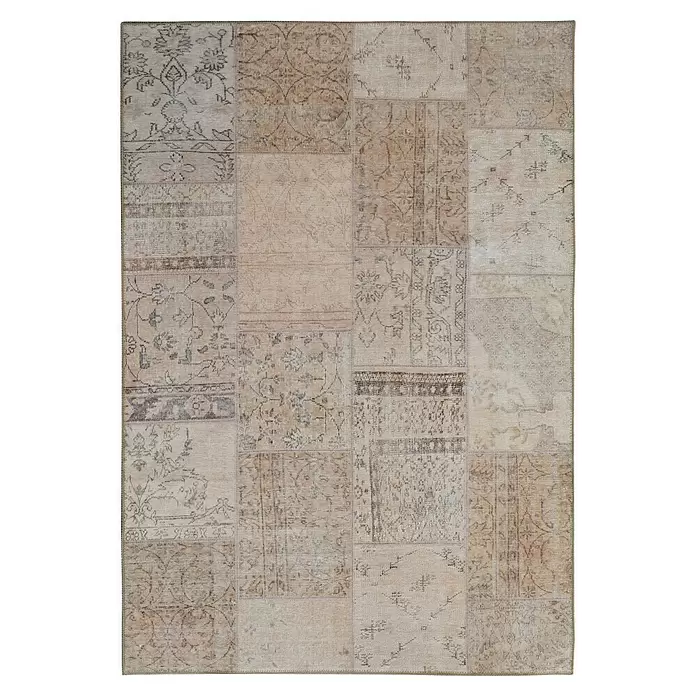 Alfombra Anatolian - Natural, 180 x 115 cm, 50% poliéster, 50% algodón - Vista frontal