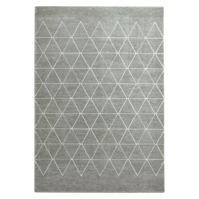 Alfombra Vegas - Gris, 170 x 120 cm, 100 % polipropileno - Vista descendente