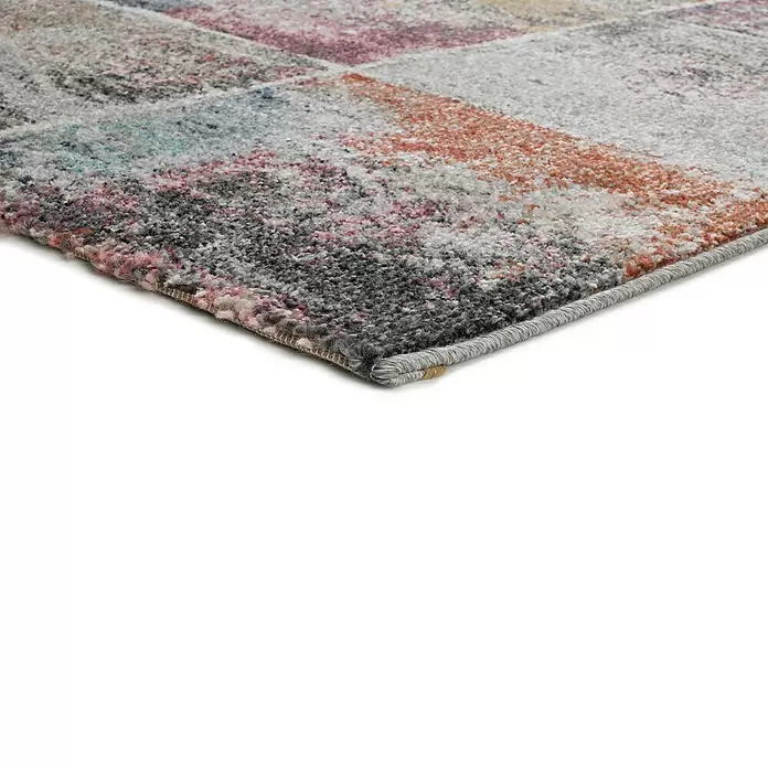Alfombra Amira - Multicolor, 150 x 80 cm, 100 % polipropileno - Vista angular